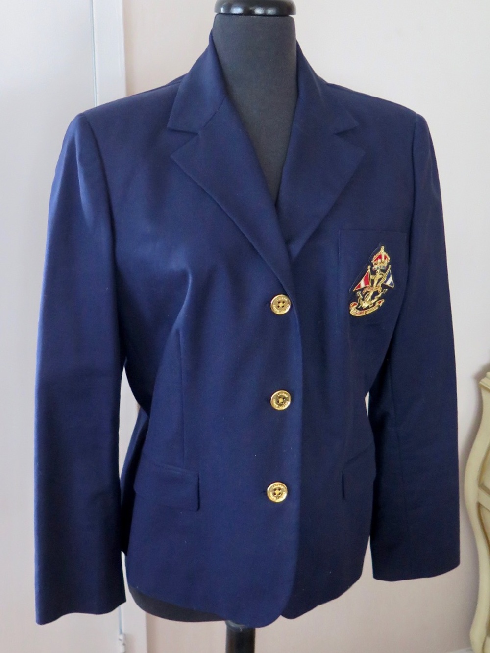 Lauren Ralph Lauren Blazer Jacket - Stretch Cotton, Size XL
